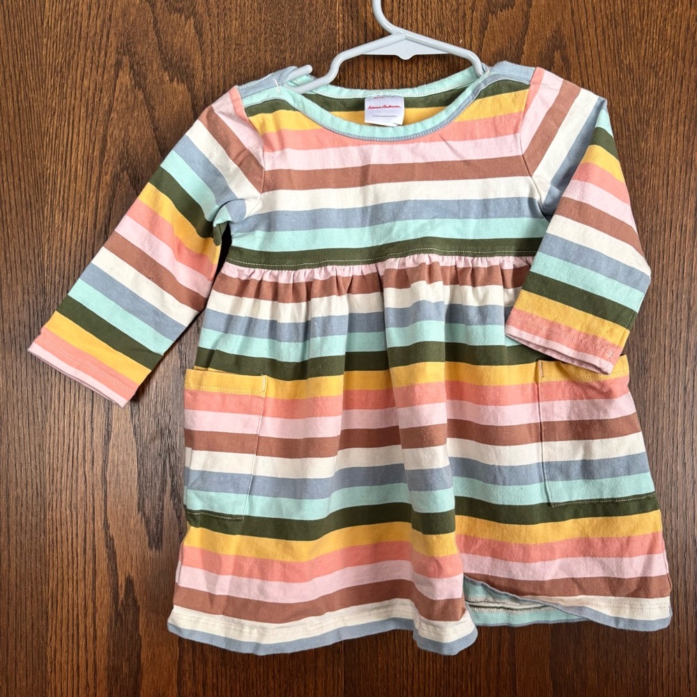 Hanna Andersson Multicolor Striped Dress